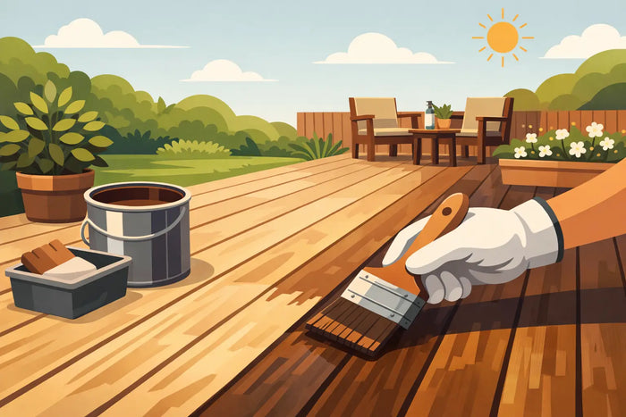 How to Stain Garden Decking for a Lasting Finish