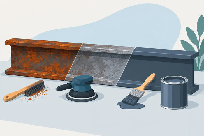 Preparing Rusty Metal for a Durable Finish