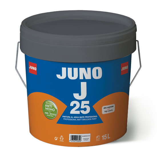 Juno J-25 High Opacity Washable Anti-Mould Interior Paint - Black