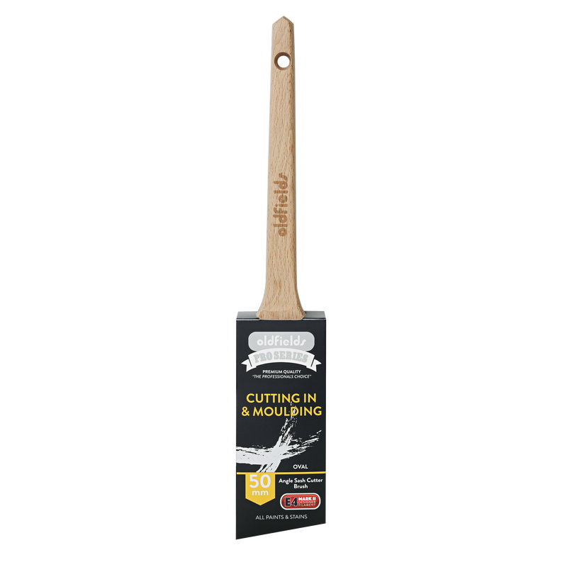 Oldfields Pro Series Oval Angle Sash Paint Brush