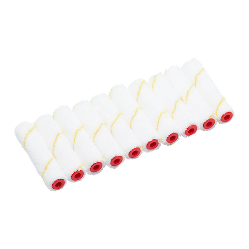 ProDec 4 Inch Advance Short Pile Microfibre Mini Paint Roller Sleeves (10 Pack)