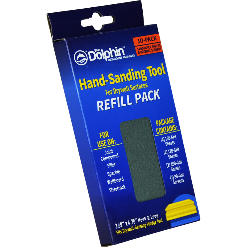 Blue Dolphin Hand Sanding Tool Refill (10 Pack)