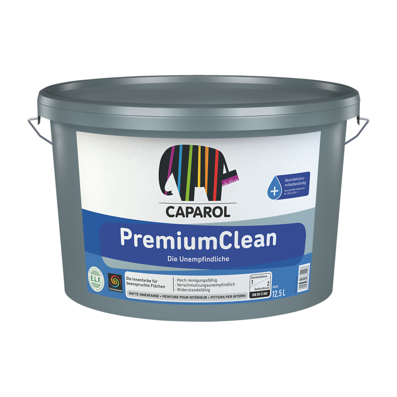 Caparol Premium Clean Stain Resistant Emulsion Paint - White