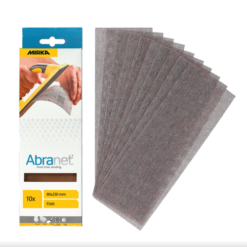 Mirka Abranet Sanding Strips 80 x 230mm (10 Pack)
