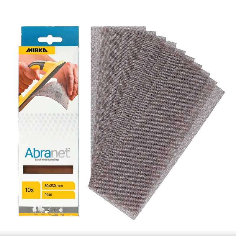 Mirka Abranet Sanding Strips 80 x 230mm (10 Pack)