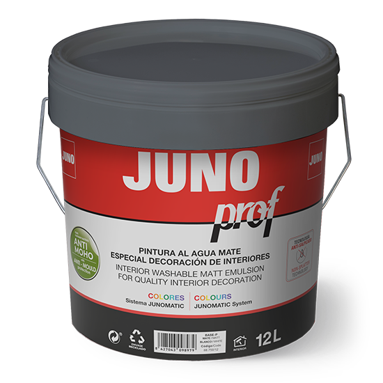 Juno Junoprof Anti-Mould Acrylic Washable Interior Matt Paint