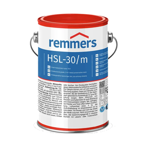 Remmers Aqua HSL-35/m Premium Wood Stain 3 in 1 - 5L