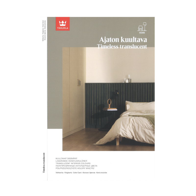 Tikkurila Timeless Translucent Colour Card