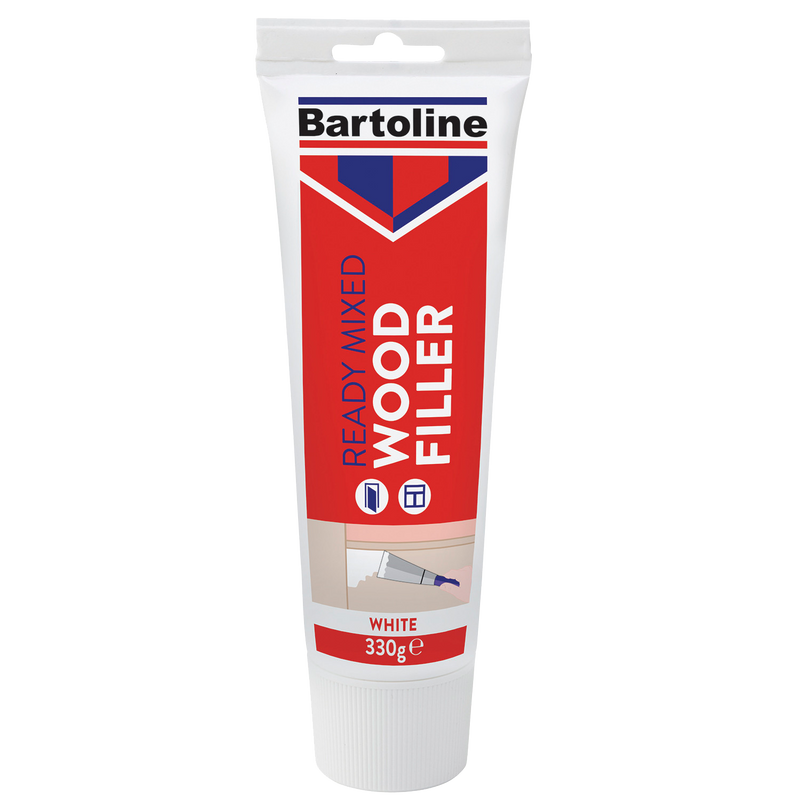 Bartoline Ready Mixed White Wood Filler 330g