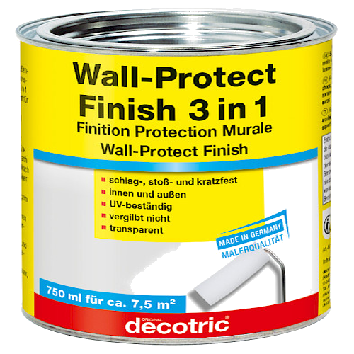 Decotric Scratch Resistant Wall-Protect Finish 3 in 1 - White