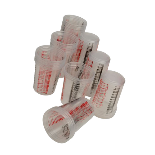 FM Plastic Paint Mixing Cups 600ml (50 Pack)