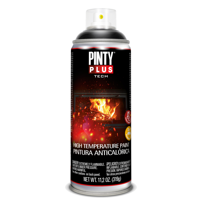 Pinty Plus Tech High Heat Spray Paint 400ml