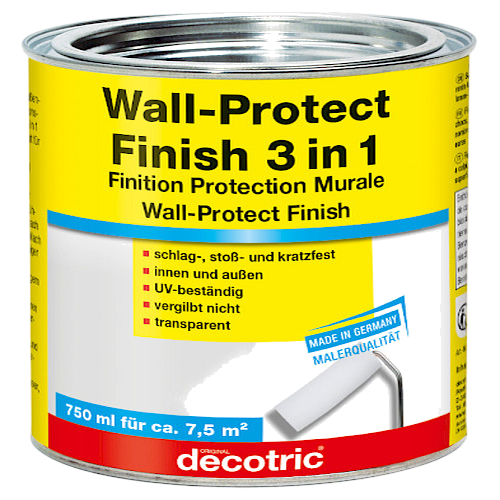 Decotric Scratch Resistant Wall-Protect Finish 3 in 1 - White