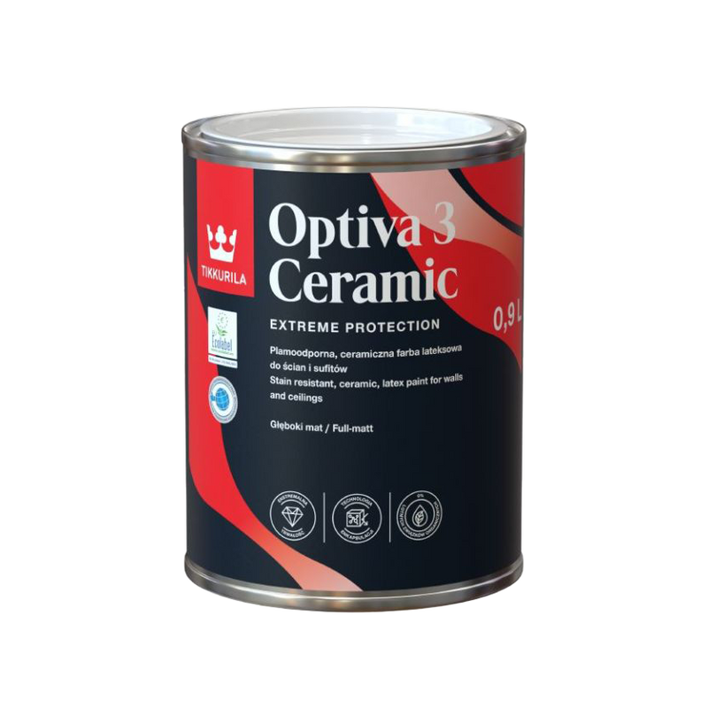 Tikkurila Optiva 3 Ceramic Super Matt Interior Wall Paint