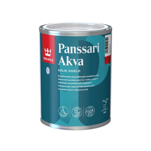 Tikkurila Panssari Akva Water-Based UPVC & Metal Paint