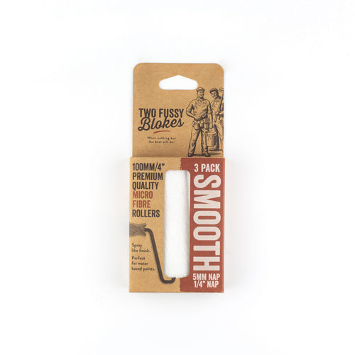 Two Fussy Blokes 4 Inch Microfibre Mini Paint Roller Sleeves