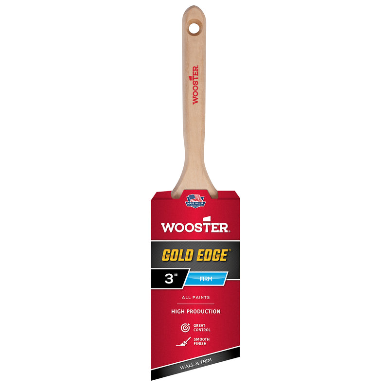 Wooster Gold Edge Firm Angle Sash Paint Brushes