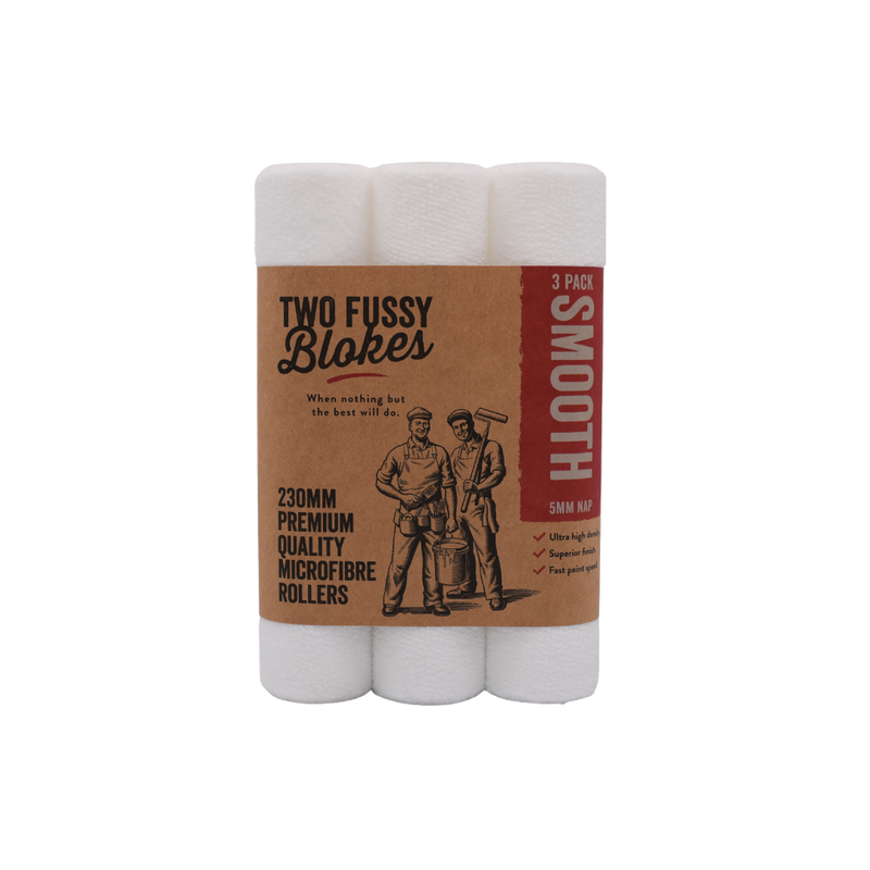 Two Fussy Blokes 9 Inch Microfiber Paint Roller Sleeves (3 Pack)