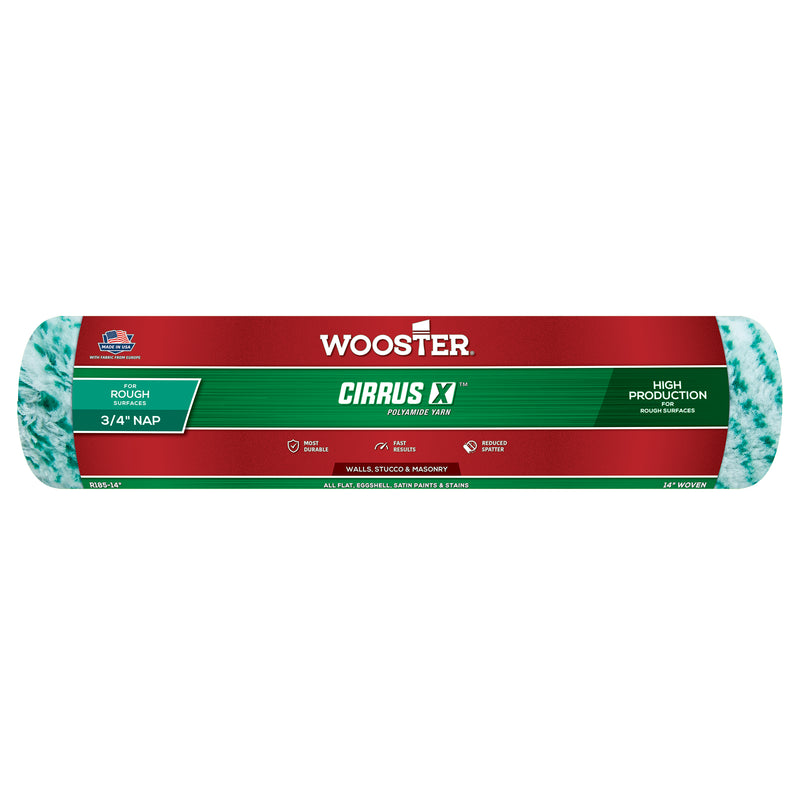 Wooster 14 Inch Cirrus X Paint Roller Sleeve 3/4 Nap