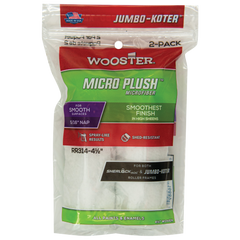 Wooster Micro Plush Jumbo Paint Roller Sleeves 5/16 Nap (2 Pack)