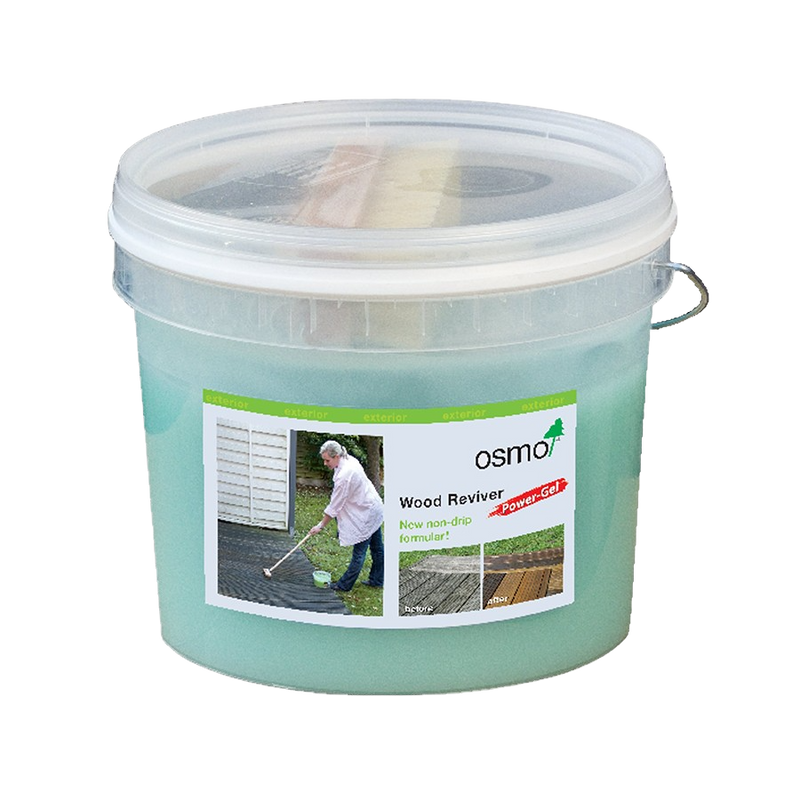 Osmo Wood Reviver Power Gel Decking Cleaner 2.5L (Decking Brush Included)