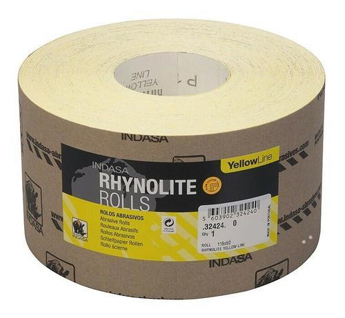 Indasa Rhynalox PlusLine Sandpaper Rolls 115mm x 50m