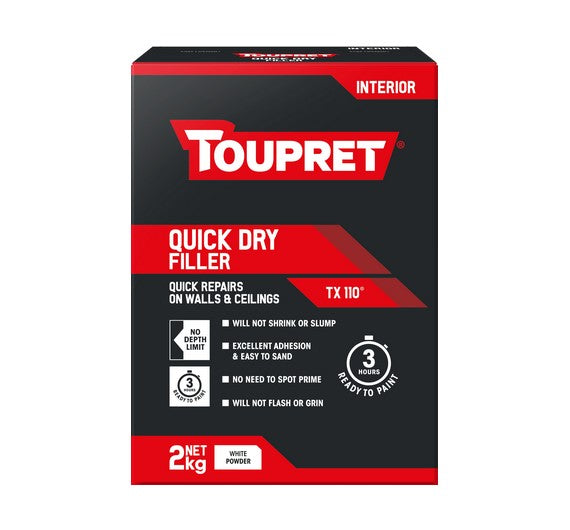 Toupret TX110 Quick Dry Interior Fillers