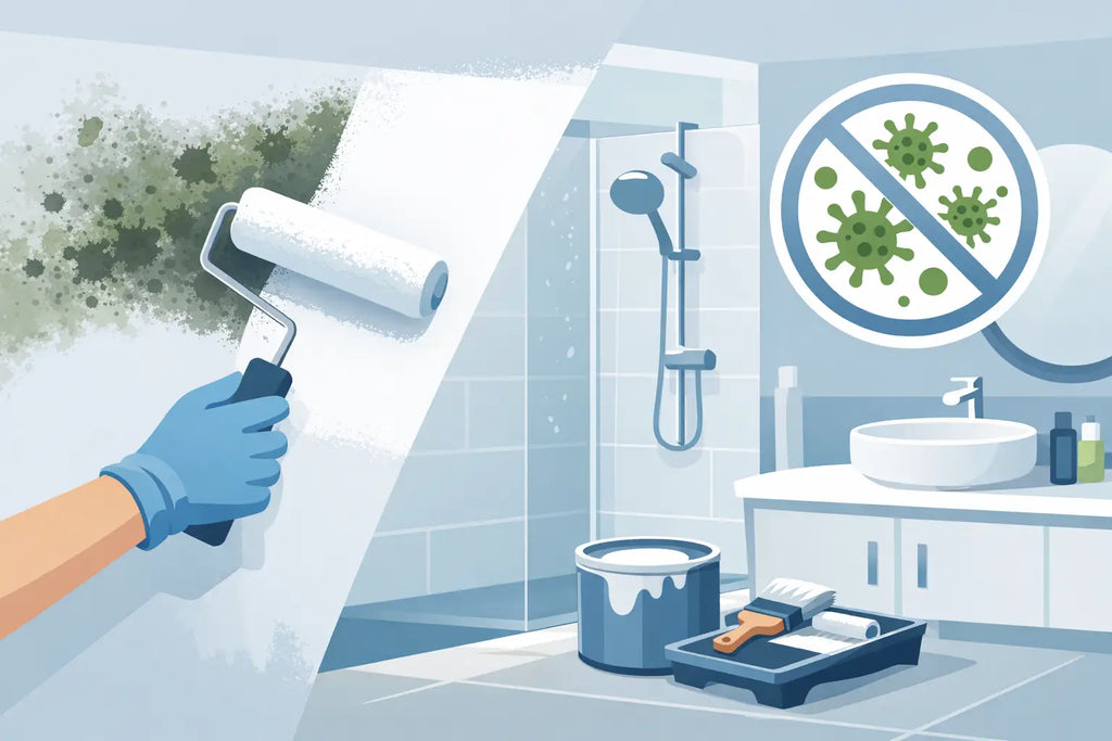 Anti mould paint for bathroom walls