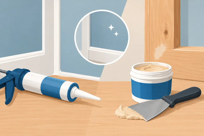 Caulk Versus Wood Filler for Smooth Paint Finishes