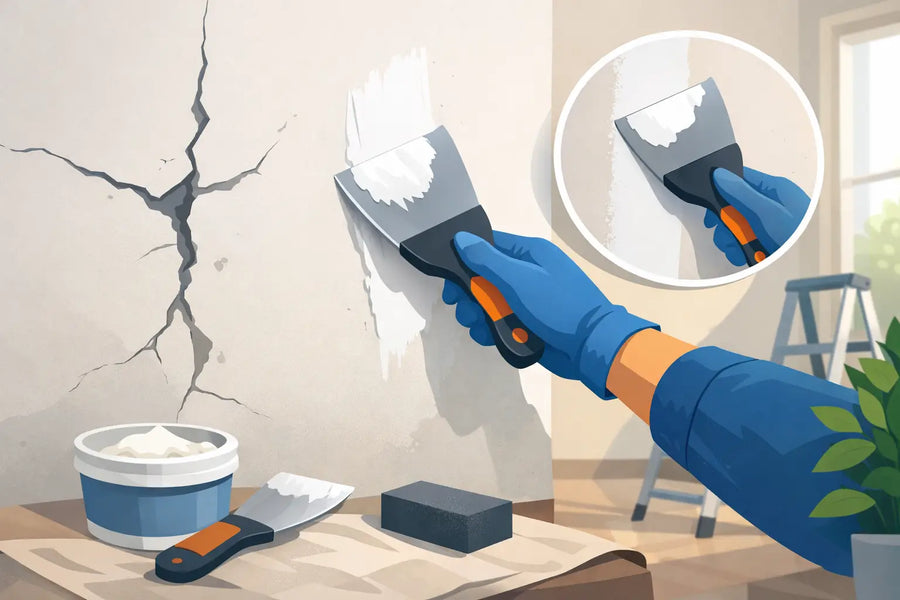 How to Fill Wall Cracks for a Smooth Finish