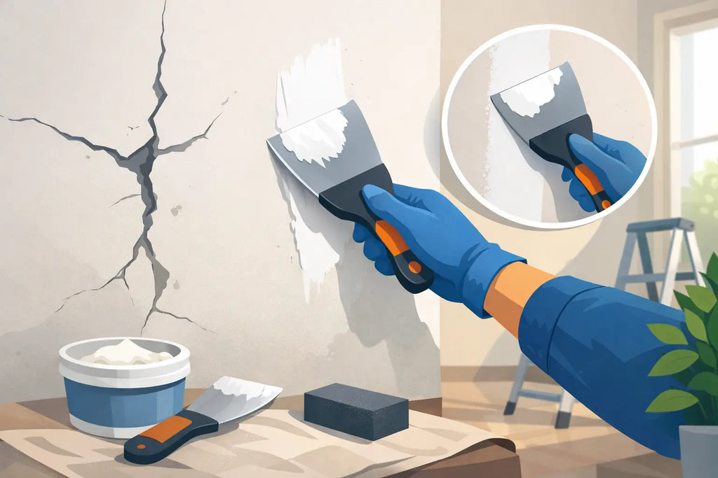 How to Fill Wall Cracks for a Smooth Finish