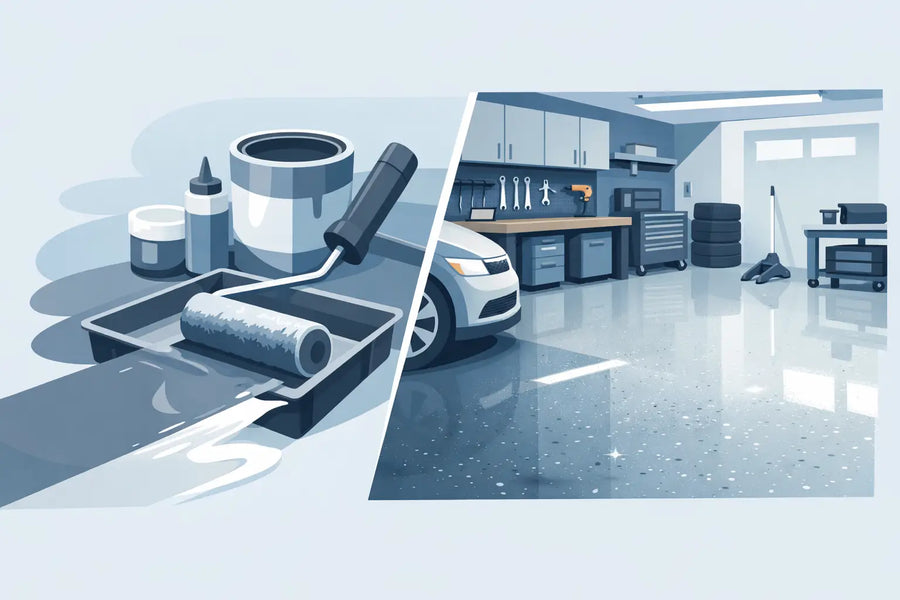 Epoxy Floor Paint Review for Garages and Workshops