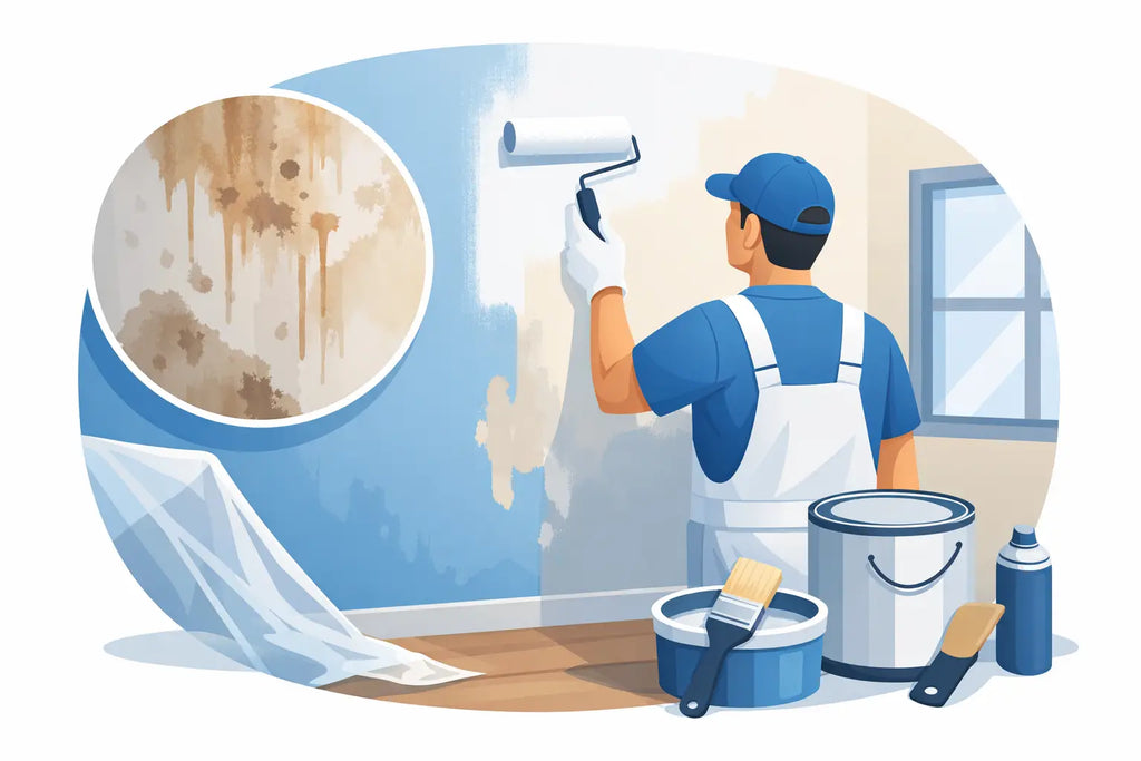 How to Seal Stained Walls Before Painting