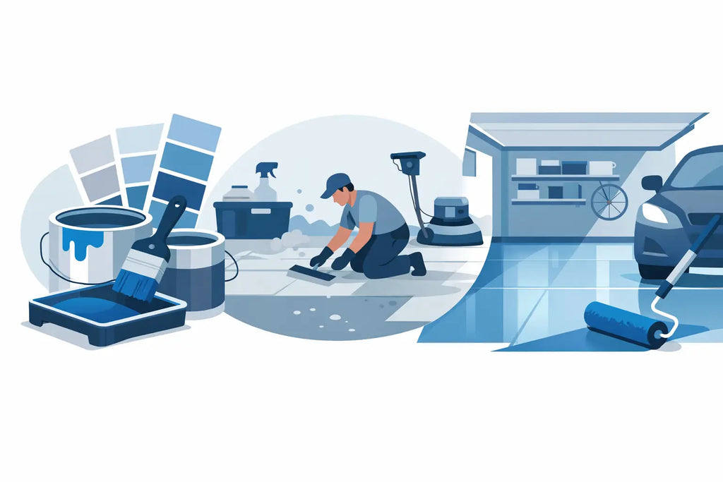 Garage Floor Paint: Choose, Prepare and Apply