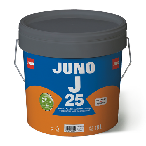 Juno J-25 High Opacity Washable Anti-Mould Interior Paint - White