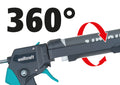 Wolfcraft MG 550 Dripless High-Pressure Versatile Caulking Gun