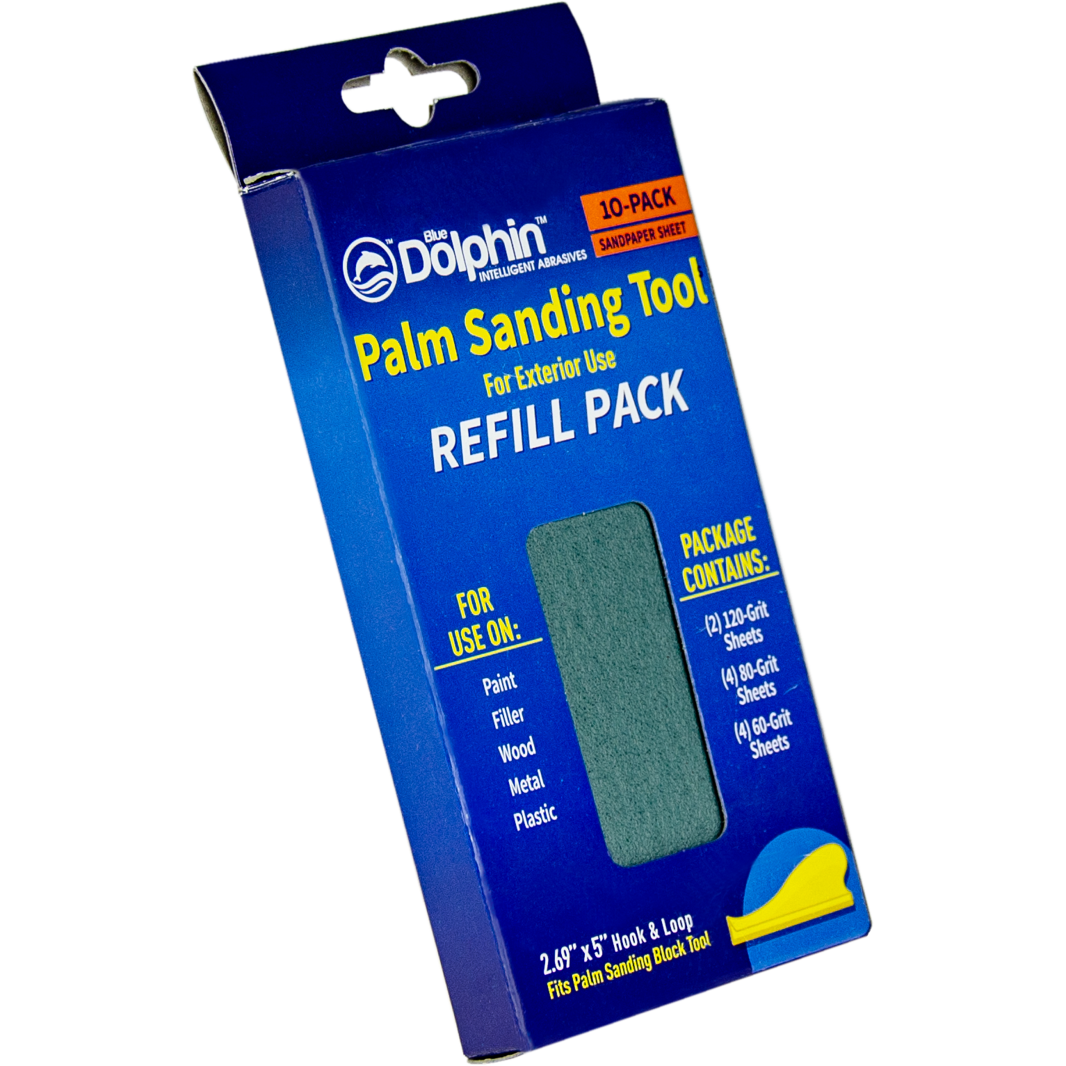 Blue Dolphin Palm Sanding Tool Refill (10 Pack)