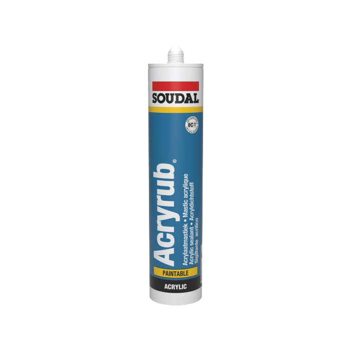 Soudal Acryrub Caulk Black 310ml