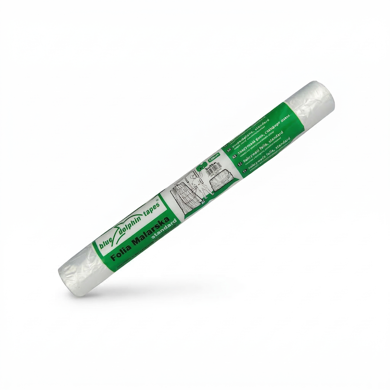 Blue Dolphin Plastic Dust Sheet Roll 2m x 50m