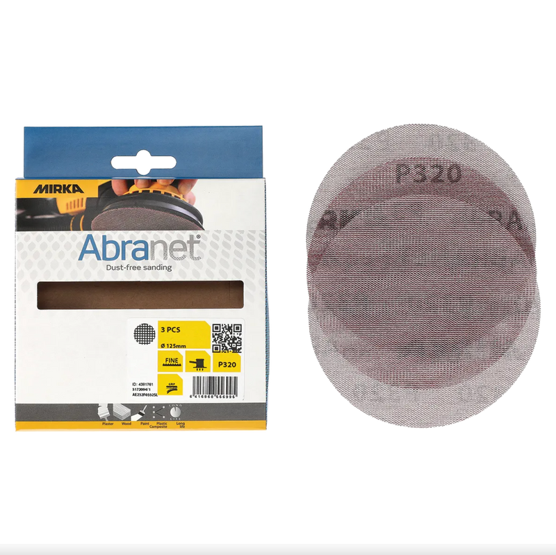 Mirka Abranet Sanding Discs 125mm (50 Pack)