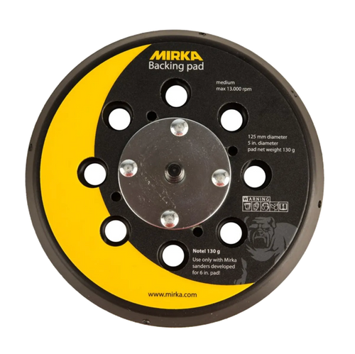 Mirka Deros Backing Pad 125mm 5/16-Inch - Grip