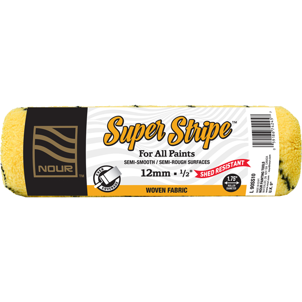 Nour 12 Inch Super Stripe Shed Resistant Paint Roller Sleeve