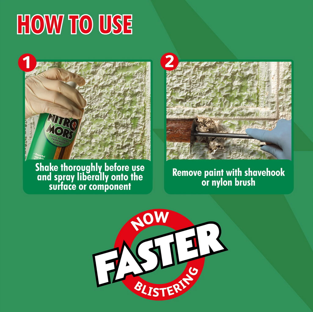 NitroMors All Purpose Paint & Varnish Remover Spray 500ml Buy Online