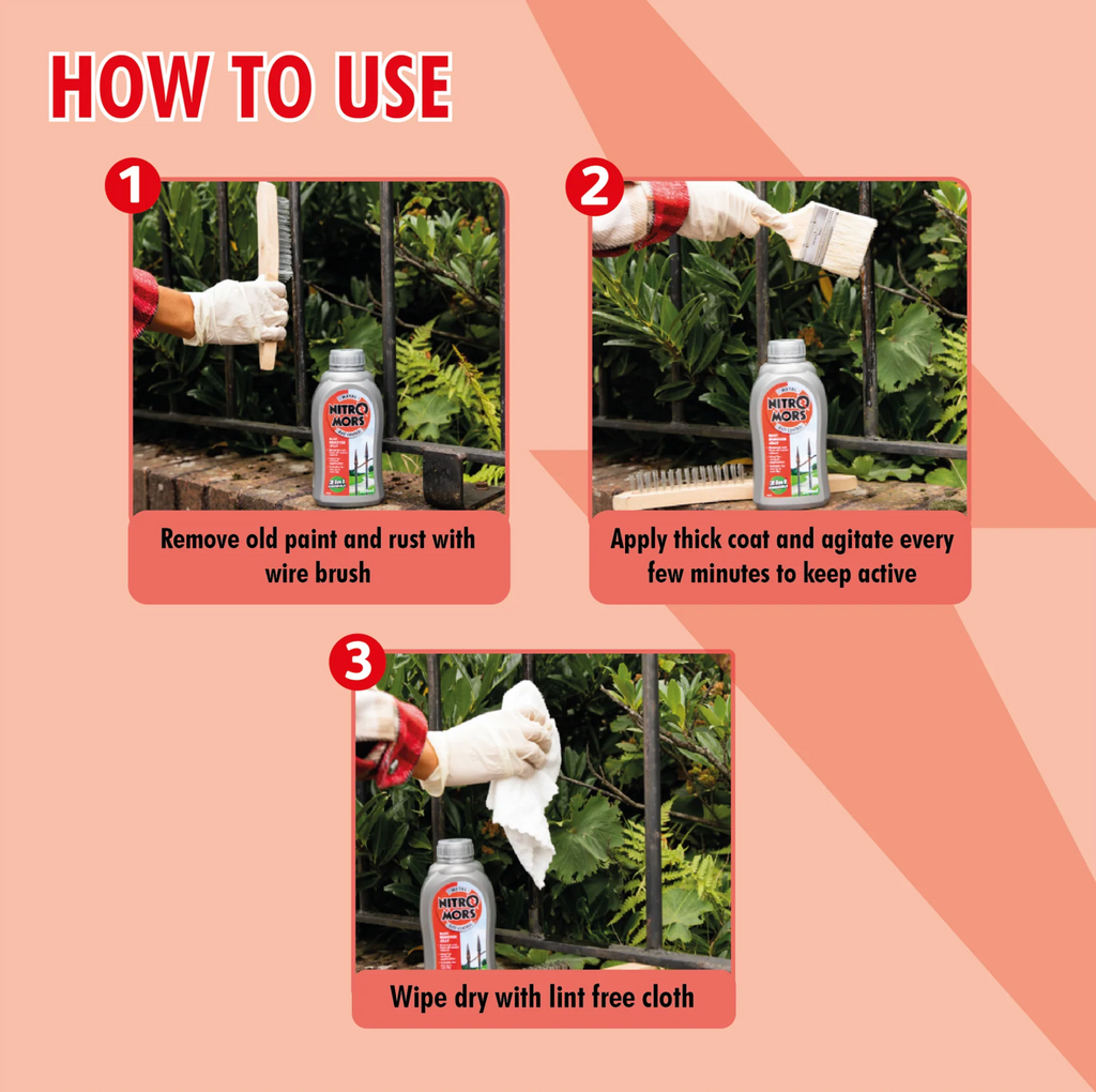 Nitromors Rust Remover Jelly 500ml Buy Online on Paintlab, Ireland