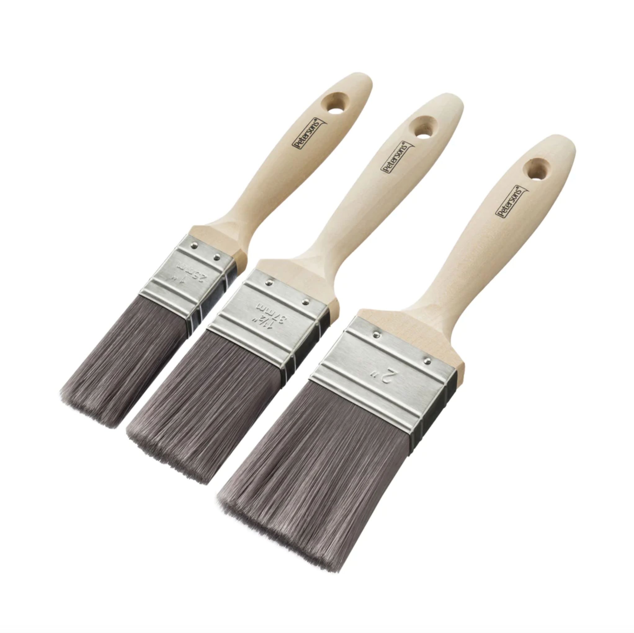 Petersons Predator Synthetic Paint Brush Set (3 Pack)