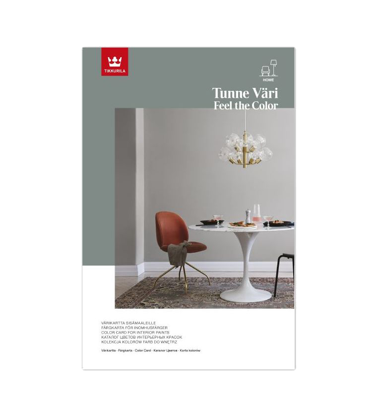 Tikkurila Feel the Color Colour Card