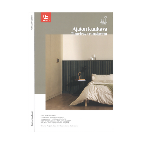 Tikkurila Timeless Translucent Colour Card