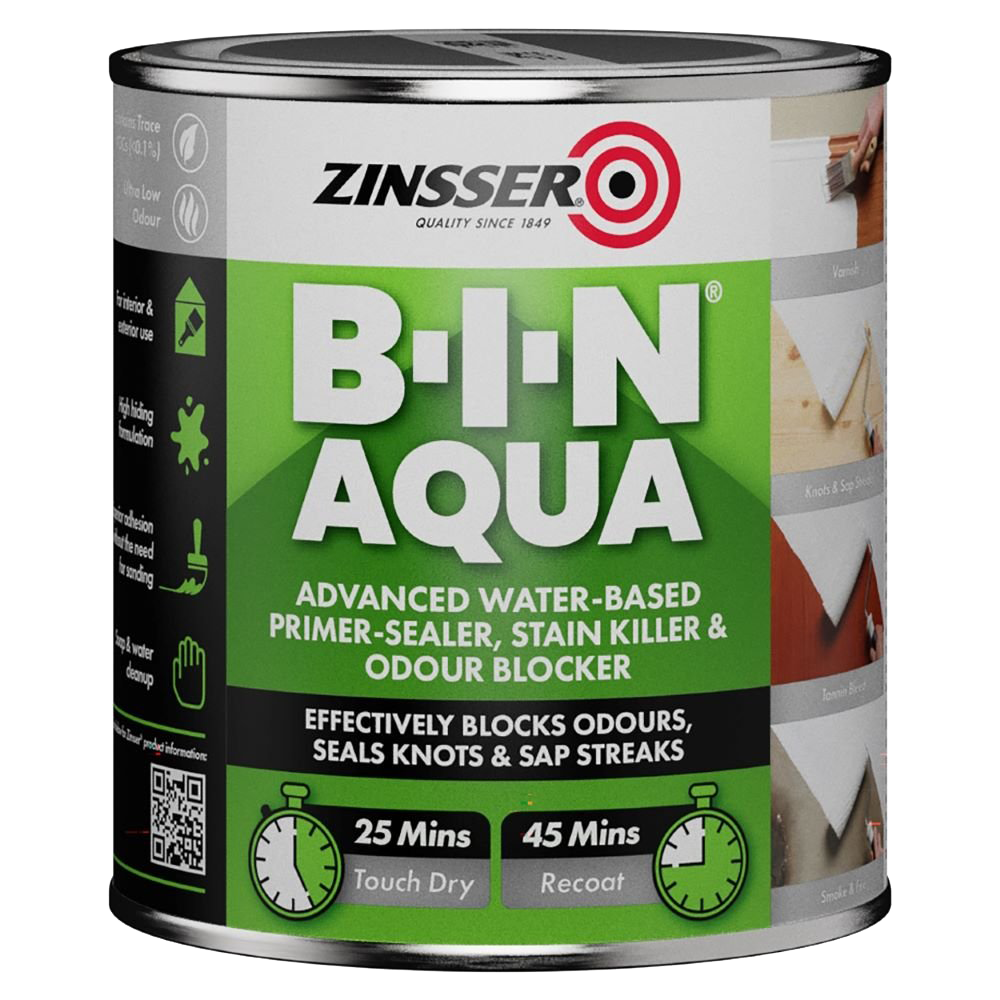 Zinsser Bin Aqua Water Based Primer & Sealer | Buy Online on Paintlab ...