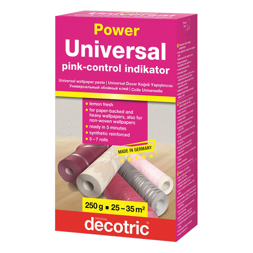 Decotric Universal Pink Wallpaper Paste, 250g box of pink-control indicator paste