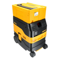 Mirka DEXOS 1217 M AFC dust extractor with a Mirka case stacked on the lid, case sold separately